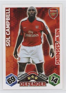 2009-10 Topps Match Attax English Premier League - [Base] #_SOCA - New Signing - Sol Campbell