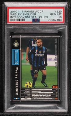 2010-11 Panini WCCF Intercontinental Clubs - [Base] #220/352 - Wesley Sneijder [PSA 10 GEM MT]