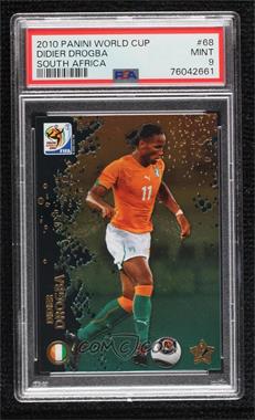 2010 Panini FIFA World Cup South Africa - [Base] #68 - Didier Drogba [PSA 9 MINT]