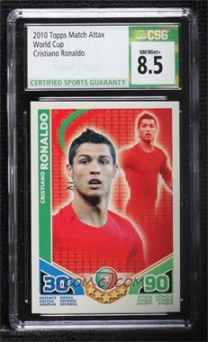 2010 Topps Match Attax South Africa World Cup - [Base] #_CRRO - Cristiano Ronaldo [CSG 8.5 NM/Mint+]