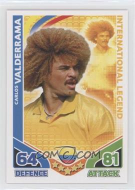 2010 Topps Match Attax South Africa World Cup UK Edition - International Legend #_CAVA - Carlos Valderrama