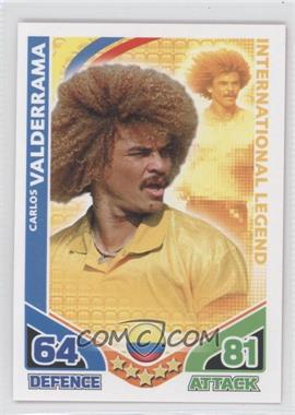 2010 Topps Match Attax South Africa World Cup UK Edition - International Legend #_CAVA - Carlos Valderrama