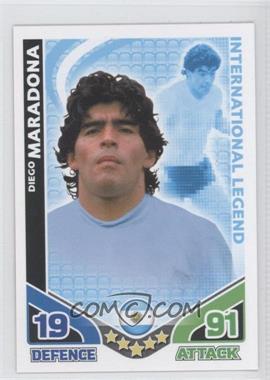2010 Topps Match Attax South Africa World Cup UK Edition - International Legend #_DIMA - Diego Maradona