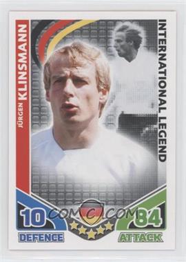 2010 Topps Match Attax South Africa World Cup UK Edition - International Legend #_JUKL - Jurgen Klinsmann