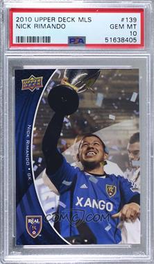 2010 Upper Deck - [Base] #139 - Nick Rimando [PSA 10 GEM MT]