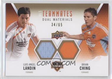 2010 Upper Deck - MLS Teammates Dual Materials #TM-CL - Luis Angel Landin, Brian Ching /65