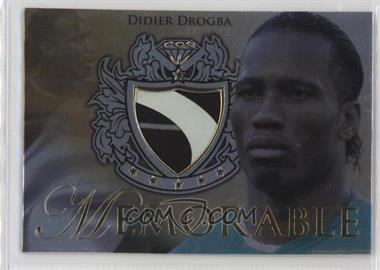 2011 Futera World Football Unique - Memorable Materials Game Jerseys Gold #MEMG04 - Didier Drogba /450