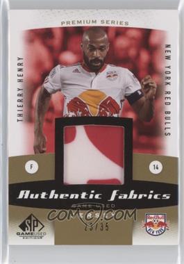 2011 SP Game Used Edition - Authentic Fabrics - Pemium Series #AF-HE - Thierry Henry /35