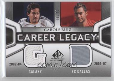 2011 SP Game Used Edition - Career Legacy Duals #CL2-CR - Carlos Ruiz /75