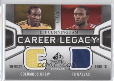 2011 SP Game Used Edition - Career Legacy Duals #CL2-JC - Jeff Cunningham /75