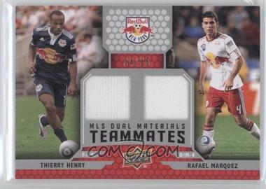 2011 Upper Deck - MLS Dual Materials Teammates #TM-MH - Rafael Marquez, Thierry Henry /65