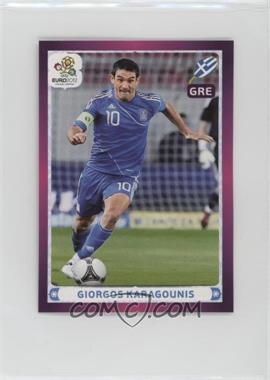 2012 Panini UEFA Euro Album Stickers - [Base] - Purple #105 - In Action - Giorgos Karagounis