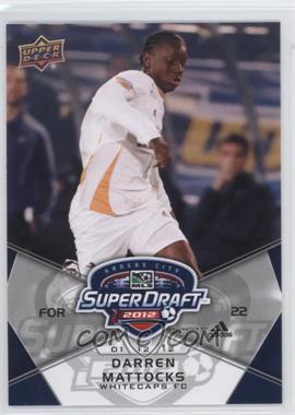 2012 Upper Deck MLS - [Base] #182 - SuperDraft - Darren Mattocks