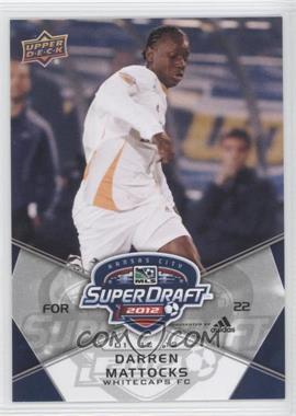 2012 Upper Deck MLS - [Base] #182 - SuperDraft - Darren Mattocks