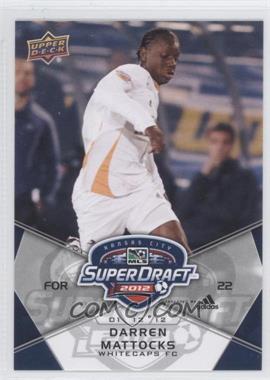 2012 Upper Deck MLS - [Base] #182 - SuperDraft - Darren Mattocks