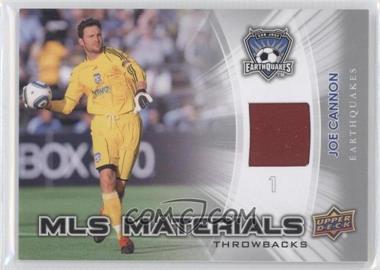 2012 Upper Deck MLS - Materials Throwbacks #TB-JC - Joe Cannon