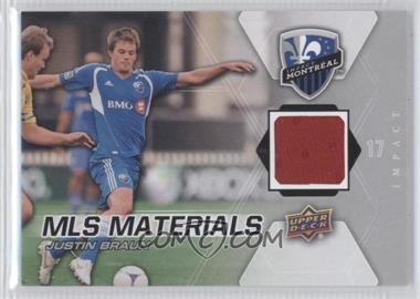 2012 Upper Deck MLS - Materials #M-JB - Justin Braun