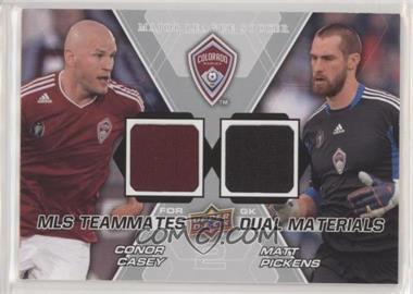 2012 Upper Deck MLS - Teammates Dual Materials #TM-COL - Conor Casey, Matt Pickens