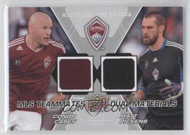 2012 Upper Deck MLS - Teammates Dual Materials #TM-COL - Conor Casey, Matt Pickens