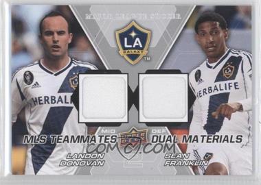 2012 Upper Deck MLS - Teammates Dual Materials #TM-LA2 - Landon Donovan, Sean Franklin