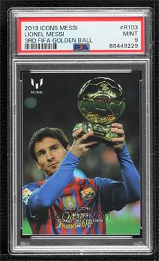 2013 Icons Official Messi Card Collection Limited - [Base] #R103 - Lionel Messi [PSA 9 MINT]