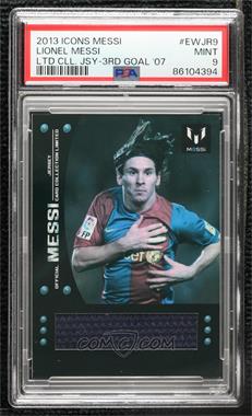 2013 Icons Official Messi Card Collection Limited - Event-Worn Jerseys #EWJR9 - Lionel Messi [PSA 9 MINT]