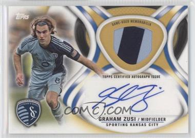 2013 Topps MLS - Autographed Relics - Gold #AR-GZ - Graham Zusi /50