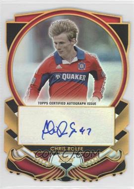 2013 Topps MLS - Golden Boot Die-Cut Autographs #GBA-CR - Chris Rolfe