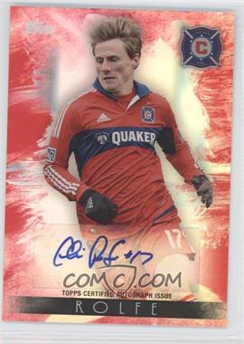 2013 Topps MLS - Maestro Autographs - Red #MA-CR - Chris Rolfe /10