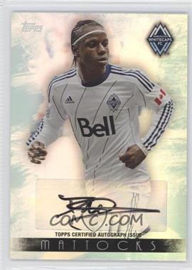 2013 Topps MLS - Maestro Autographs #MA-DMA - Darren Mattocks