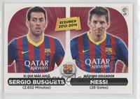 Sergio Busquets, Lionel Messi