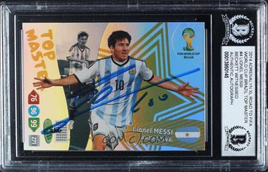 2014 Panini Adrenalyn XL FIFA World Cup Brazil - Top Masters #_LIME - Lionel Messi [BAS Authentic]
