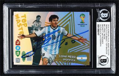 2014 Panini Adrenalyn XL FIFA World Cup Brazil - Top Masters #_LIME - Lionel Messi [BAS Authentic]