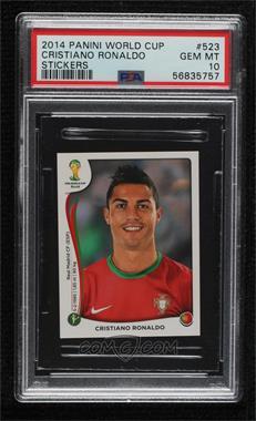 2014 Panini FIFA World Cup Brazil Album Stickers - [Base] #523 - Cristiano Ronaldo [PSA 10 GEM MT]