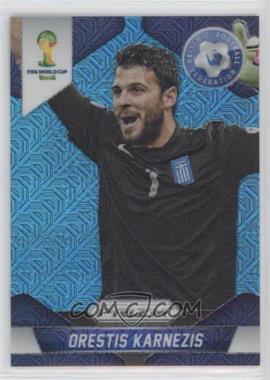 2014 Panini Prizm World Cup - [Base] - 2014 National Convention Blue Pulsar Prizm #99 - Orestis Karnezis