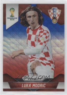 2014 Panini Prizm World Cup - [Base] - Blue & Red Wave Prizm #118 - Luka Modric