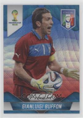 2014 Panini Prizm World Cup - [Base] - Blue & Red Wave Prizm #123 - Gianluigi Buffon