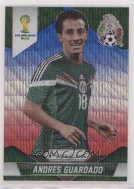 2014 Panini Prizm World Cup - [Base] - Blue & Red Wave Prizm #146 - Andres Guardado
