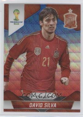 2014 Panini Prizm World Cup - [Base] - Blue & Red Wave Prizm #175 - David Silva