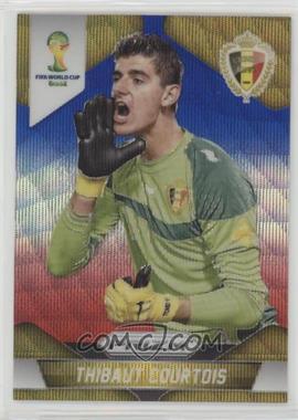 2014 Panini Prizm World Cup - [Base] - Blue & Red Wave Prizm #18 - Thibaut Courtois