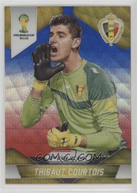 2014 Panini Prizm World Cup - [Base] - Blue & Red Wave Prizm #18 - Thibaut Courtois