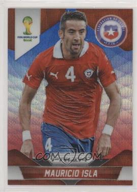 2014 Panini Prizm World Cup - [Base] - Blue & Red Wave Prizm #42 - Mauricio Isla