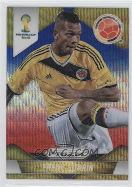 2014 Panini Prizm World Cup - [Base] - Blue & Red Wave Prizm #52 - Fredy Guarin