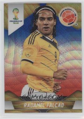 2014 Panini Prizm World Cup - [Base] - Blue & Red Wave Prizm #53 - Radamel Falcao