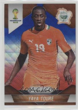 2014 Panini Prizm World Cup - [Base] - Blue & Red Wave Prizm #59 - Yaya Toure