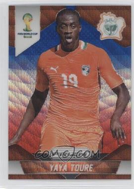 2014 Panini Prizm World Cup - [Base] - Blue & Red Wave Prizm #59 - Yaya Toure