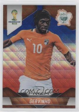 2014 Panini Prizm World Cup - [Base] - Blue & Red Wave Prizm #62 - Gervinho