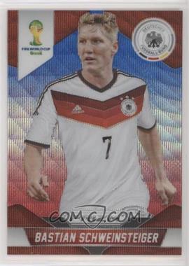 2014 Panini Prizm World Cup - [Base] - Blue & Red Wave Prizm #90 - Bastian Schweinsteiger