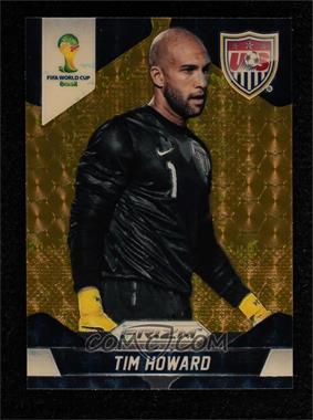 2014 Panini Prizm World Cup - [Base] - Gold Power Prizm #66 - Tim Howard /5