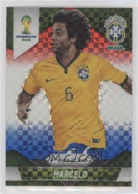 2014 Panini Prizm World Cup - [Base] - Red White & Blue Power Plaid Prizm #107 - Marcelo